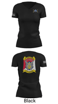 B Troop 2-17 Cav REGT 36740014 Women's Short Sleeve V-neck Shirt - 28