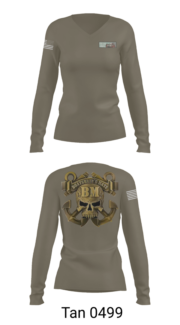 Womens Long Sleeve Vneck Shirt, OD01, , Teamtime, Team time, sublimation, custom sports apparel, team uniforms, spirit wear, spiritwear, sports uniforms, custom shirts, team store, custom team store, fundraiser sports, apparel fundraiser