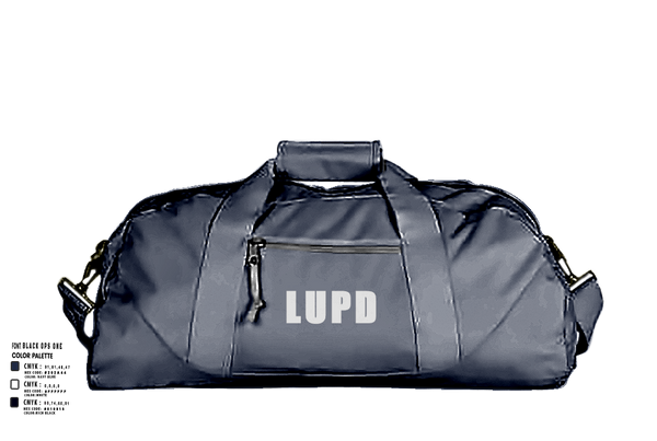 Duffle Bag, LUPD, Police, Teamtime, Team time, sublimation, custom sports apparel, team uniforms, spirit wear, spiritwear, sports uniforms, custom shirts, team store, custom team store, fundraiser sports, apparel fundraiser