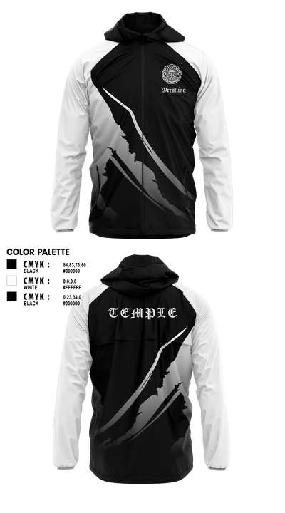 Temple Wrestling Club 35193294 Windbreaker - 5