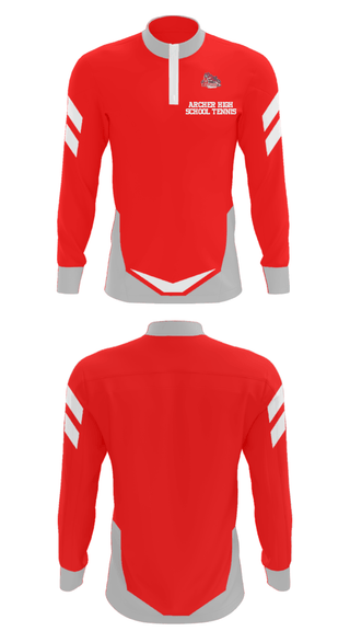 Quarter Zip Jacket, Archer High School Tennis, Tennis, Teamtime, Team time, sublimation, custom sports apparel, team uniforms, spirit wear, spiritwear, sports uniforms, custom shirts, team store, custom team store, fundraiser sports, apparel fundraiser