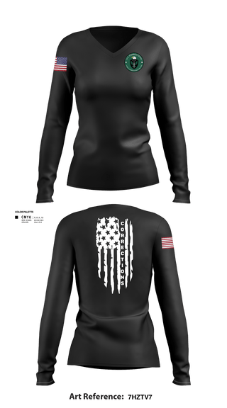 Womens Long Sleeve Vneck Shirt, Warrant & Extradition, Police, Teamtime, Team time, sublimation, custom sports apparel, team uniforms, spirit wear, spiritwear, sports uniforms, custom shirts, team store, custom team store, fundraiser sports, apparel fundraiser