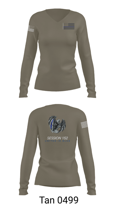 Session 152 47396469 Women's Long Sleeve V-neck Shirt - 73