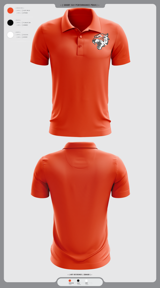 Short Sleeve Performance Polo, Orangeville Bengals, Baseball, Teamtime, Team time, sublimation, custom sports apparel, team uniforms, spirit wear, spiritwear, sports uniforms, custom shirts, team store, custom team store, fundraiser sports, apparel fundraiser