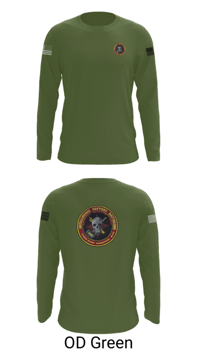Battle Space Surveillance Company 88540160 Long Sleeve Performance Shirt - 46