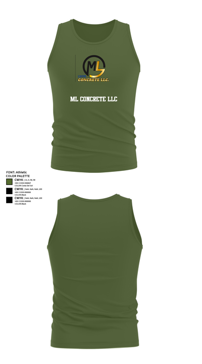 ML concrete Llc 36840033 Tank Top - 26