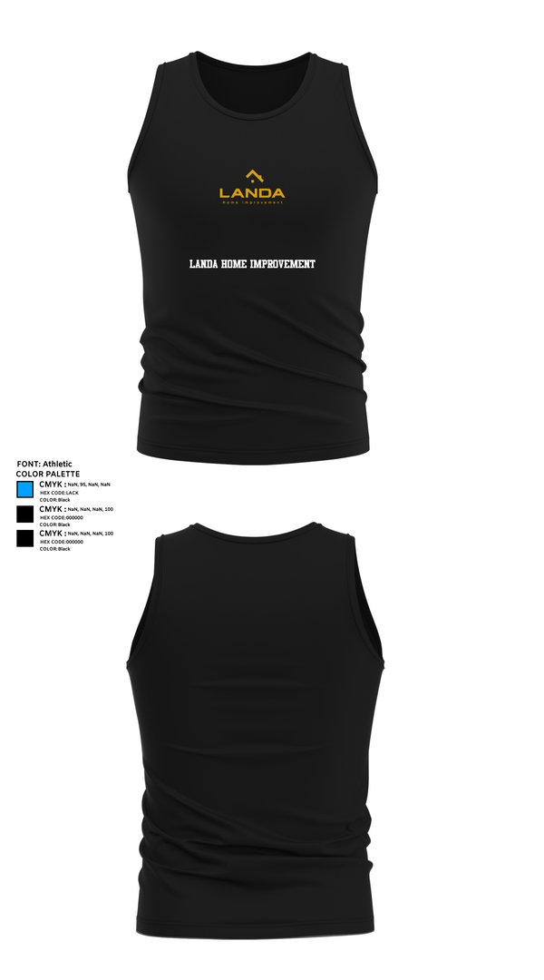 Tank Top, Landa Home Improvement, , Teamtime, Team time, sublimation, custom sports apparel, team uniforms, spirit wear, spiritwear, sports uniforms, custom shirts, team store, custom team store, fundraiser sports, apparel fundraiser
