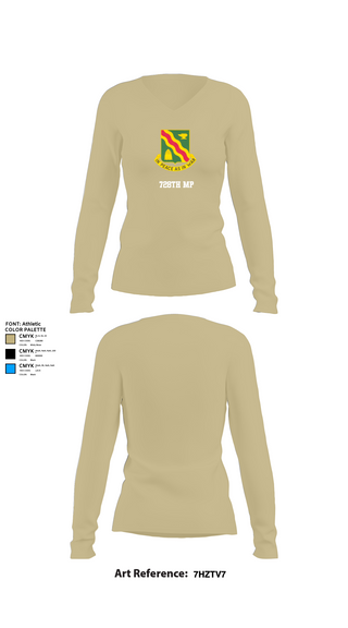 Womens Long Sleeve Vneck Shirt, 728th MP, Army, Teamtime, Team time, sublimation, custom sports apparel, team uniforms, spirit wear, spiritwear, sports uniforms, custom shirts, team store, custom team store, fundraiser sports, apparel fundraiser