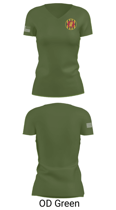127 37504104 Women's Short Sleeve V-neck Shirt - 48