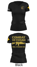 33rd Infantry 79937532 Women's Short Sleeve V-neck Shirt - 28