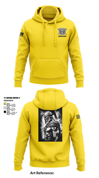 Hoodie, Warriors, Army, Teamtime, Team time, sublimation, custom sports apparel, team uniforms, spirit wear, spiritwear, sports uniforms, custom shirts, team store, custom team store, fundraiser sports, apparel fundraiser