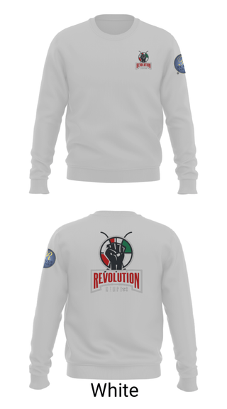 Crew Neck Sweatshirt, Reaves Revolution, Men's Basketball, Teamtime, Team time, sublimation, custom sports apparel, team uniforms, spirit wear, spiritwear, sports uniforms, custom shirts, team store, custom team store, fundraiser sports, apparel fundraiser