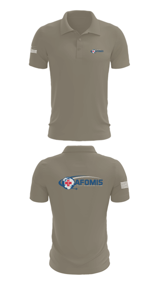 Short Sleeve Performance Polo, AFOMIS, Air Force, Teamtime, Team time, sublimation, custom sports apparel, team uniforms, spirit wear, spiritwear, sports uniforms, custom shirts, team store, custom team store, fundraiser sports, apparel fundraiser