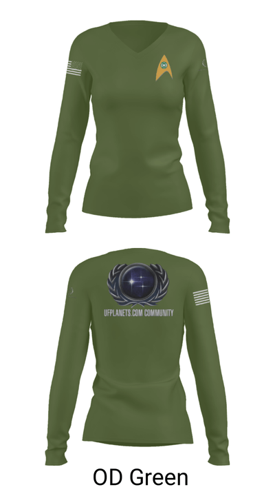 UFP 2338397 Women's Long Sleeve V-neck Shirt - 57