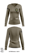LOGISTICS 26909520 Women's Long Sleeve V-neck Shirt - 122