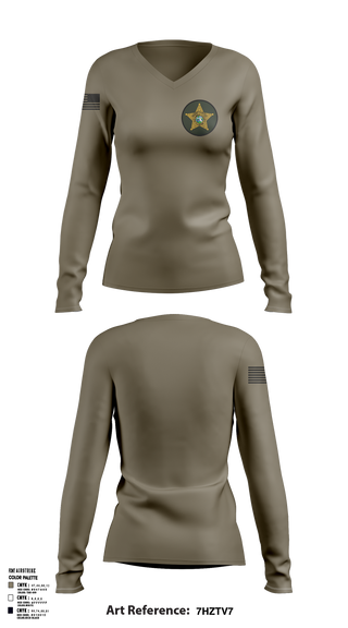Womens Long Sleeve Vneck Shirt, LOGISTICS, Police, Teamtime, Team time, sublimation, custom sports apparel, team uniforms, spirit wear, spiritwear, sports uniforms, custom shirts, team store, custom team store, fundraiser sports, apparel fundraiser