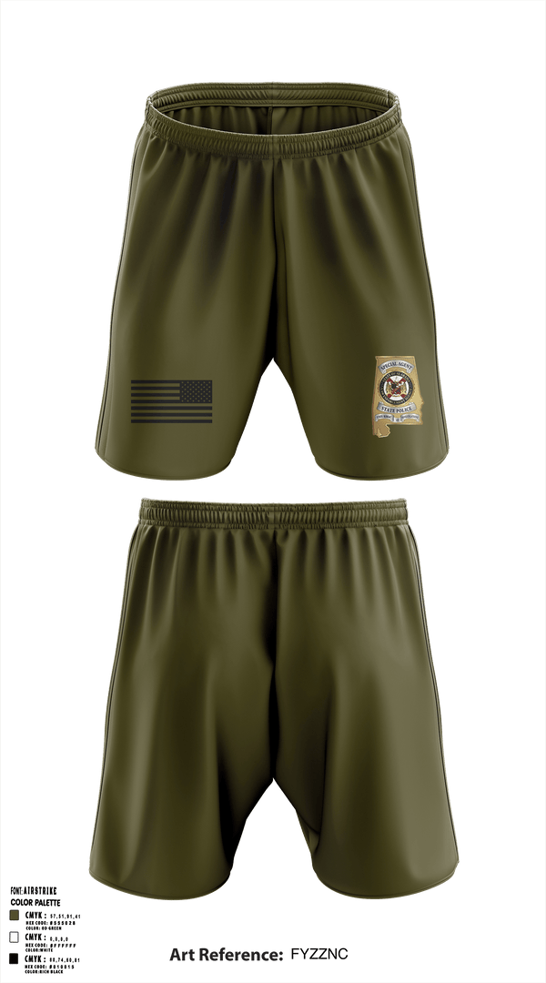 Athletic Shorts With Pockets, Region D Narcotics, Police, Teamtime, Team time, sublimation, custom sports apparel, team uniforms, spirit wear, spiritwear, sports uniforms, custom shirts, team store, custom team store, fundraiser sports, apparel fundraiser