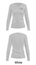 YESSIR NOSIR PODCAST 13724158 Women's Long Sleeve V-neck Shirt - 16