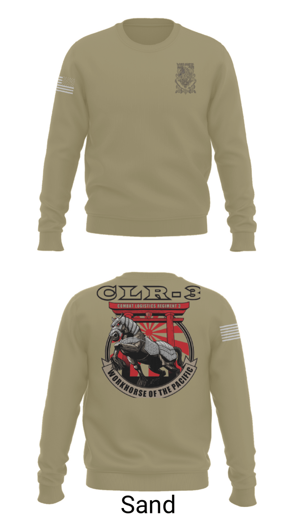 Crew Neck Sweatshirt, WorkHorse, Marines, Teamtime, Team time, sublimation, custom sports apparel, team uniforms, spirit wear, spiritwear, sports uniforms, custom shirts, team store, custom team store, fundraiser sports, apparel fundraiser