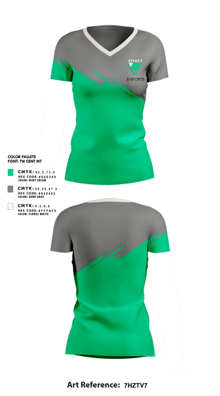 Womens Short Sleeve Vneck Shirt, Effect Motorsport, E-Sports, Teamtime, Team time, sublimation, custom sports apparel, team uniforms, spirit wear, spiritwear, sports uniforms, custom shirts, team store, custom team store, fundraiser sports, apparel fundraiser