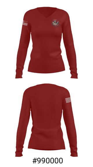Women's Long Sleeve Vneck Shirt, Douglas High School Softball, Softball, Teamtime, Team time, sublimation, custom sports apparel, team uniforms, spirit wear, spiritwear, sports uniforms, custom shirts, team store, custom team store, fundraiser sports, apparel fundraiser