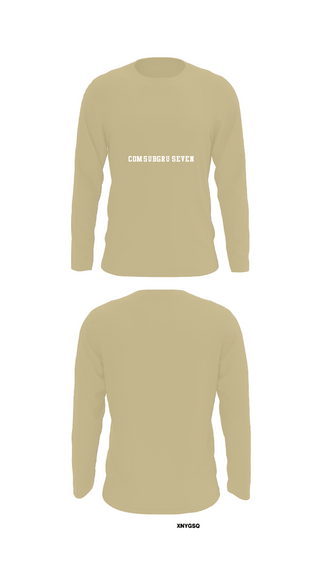 Long Sleeve Performance Shirt, COMSUBGRU SEVEN, Navy, Teamtime, Team time, sublimation, custom sports apparel, team uniforms, spirit wear, spiritwear, sports uniforms, custom shirts, team store, custom team store, fundraiser sports, apparel fundraiser