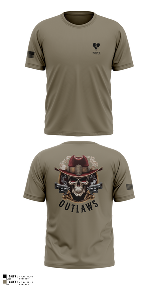 Short Sleeve Performance Shirt, Outlaw Platoon, , Teamtime, Team time, sublimation, custom sports apparel, team uniforms, spirit wear, spiritwear, sports uniforms, custom shirts, team store, custom team store, fundraiser sports, apparel fundraiser