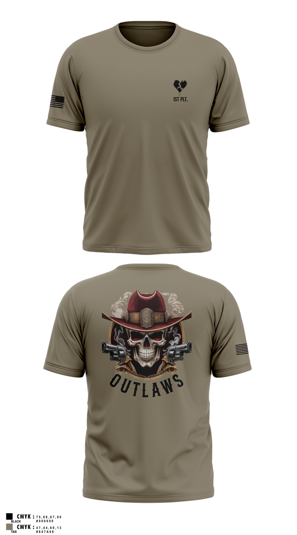 Outlaw Platoon 57260663 Short Sleeve Performance Shirt - 2