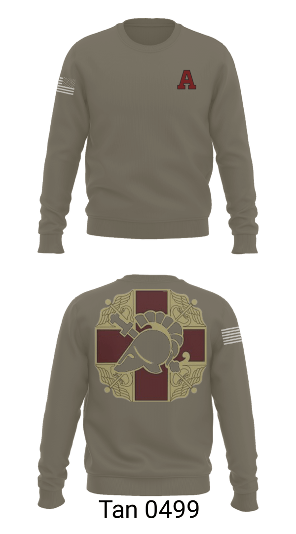 Crew Neck Sweatshirt, US MEDDAC, Army, Teamtime, Team time, sublimation, custom sports apparel, team uniforms, spirit wear, spiritwear, sports uniforms, custom shirts, team store, custom team store, fundraiser sports, apparel fundraiser