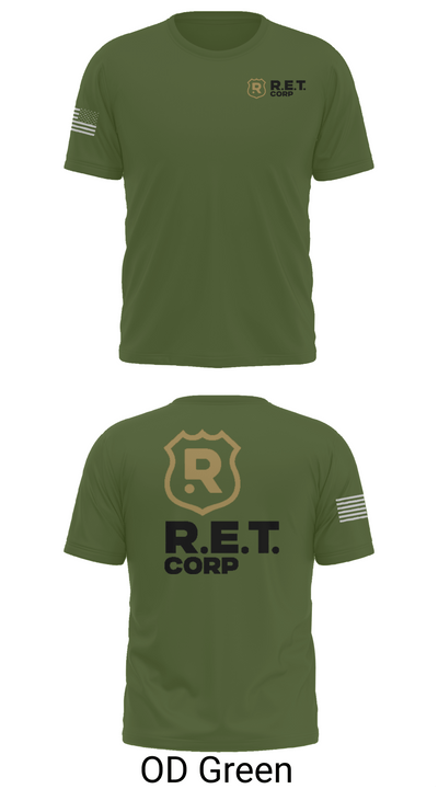 RET CORP 33326250 Short Sleeve Performance Shirt - 53