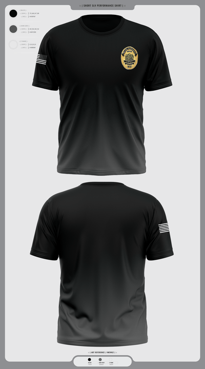 Miami Gardens Police 65088120 Short Sleeve Performance Shirt - 2