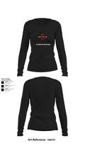 Jefferson Area Motor Squad 38123236 Women's Long Sleeve V-neck Shirt - 21