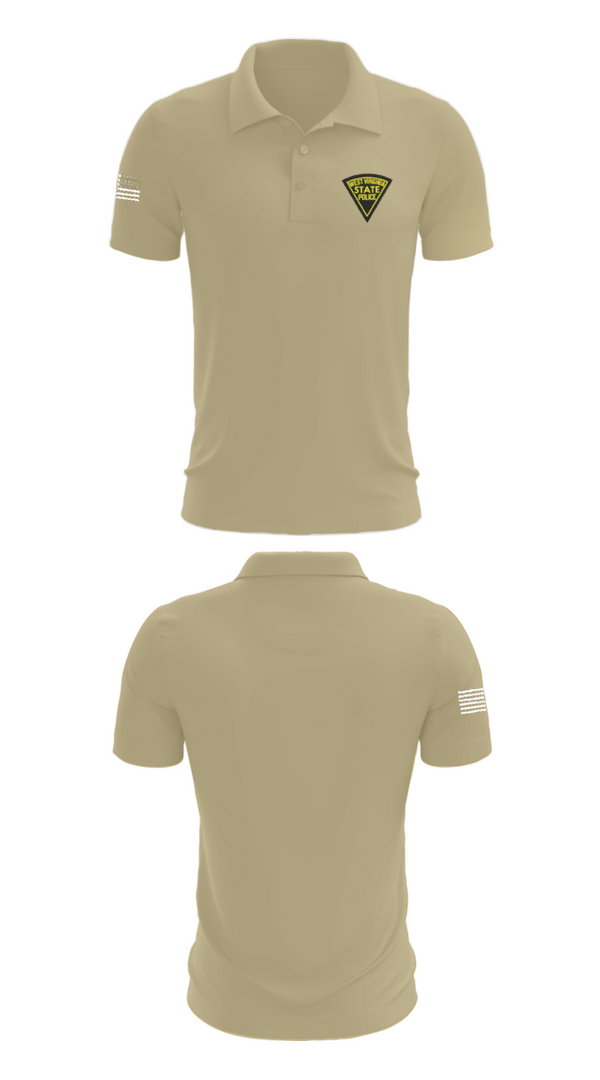 Short Sleeve Performance Polo, West Virginia State Police, Police, Teamtime, Team time, sublimation, custom sports apparel, team uniforms, spirit wear, spiritwear, sports uniforms, custom shirts, team store, custom team store, fundraiser sports, apparel fundraiser