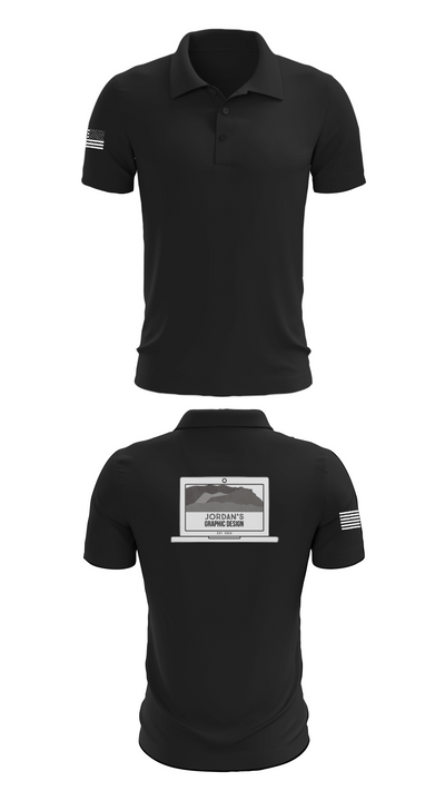 Jordan’s Graphic Designs 70072179 Short Sleeve Performance Polo - 28