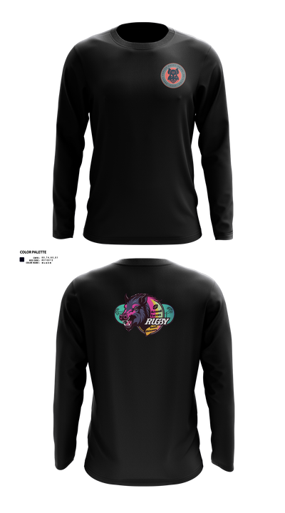 Black Boars 84058902 Long Sleeve Performance Shirt 3