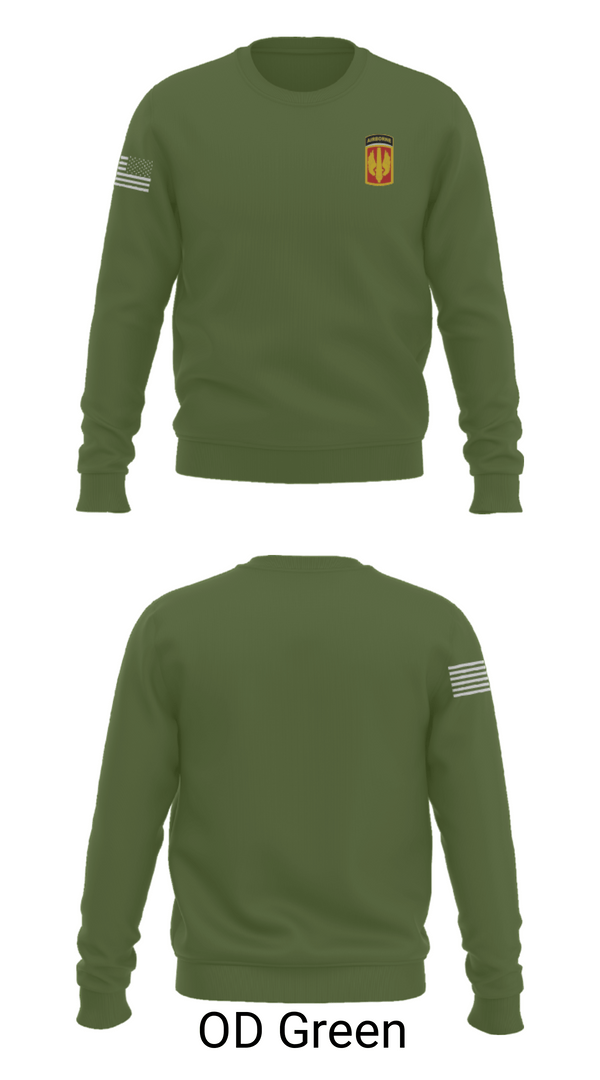 Crew Neck Sweatshirt, 1/39th Field Artillery, Army, Teamtime, Team time, sublimation, custom sports apparel, team uniforms, spirit wear, spiritwear, sports uniforms, custom shirts, team store, custom team store, fundraiser sports, apparel fundraiser