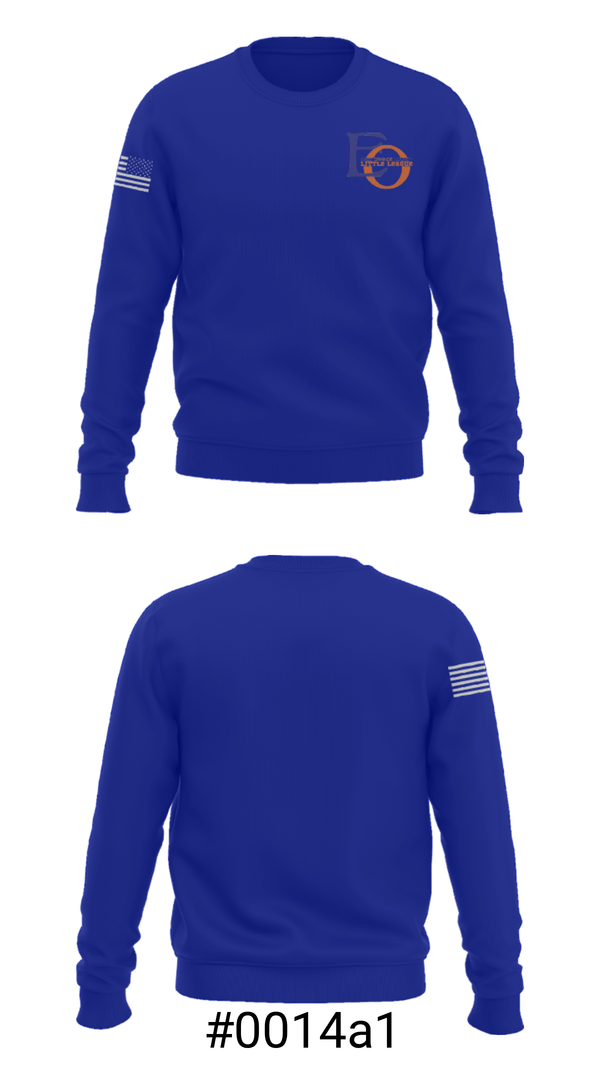Crew Neck Sweatshirt, East Orange County Little League, Baseball, Teamtime, Team time, sublimation, custom sports apparel, team uniforms, spirit wear, spiritwear, sports uniforms, custom shirts, team store, custom team store, fundraiser sports, apparel fundraiser