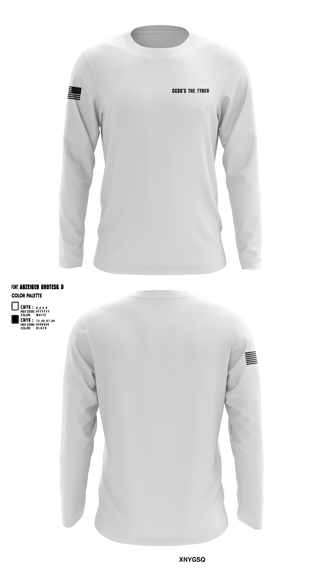 Long Sleeve Performance Shirt, CCSO’s The Tyner, Police, Teamtime, Team time, sublimation, custom sports apparel, team uniforms, spirit wear, spiritwear, sports uniforms, custom shirts, team store, custom team store, fundraiser sports, apparel fundraiser