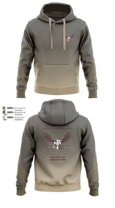 Agape Youth Reachout inc 83634820 Hoodie - 1