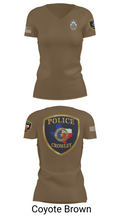 Crowley Police Department 8097883 Women's Short Sleeve V-neck Shirt - 8