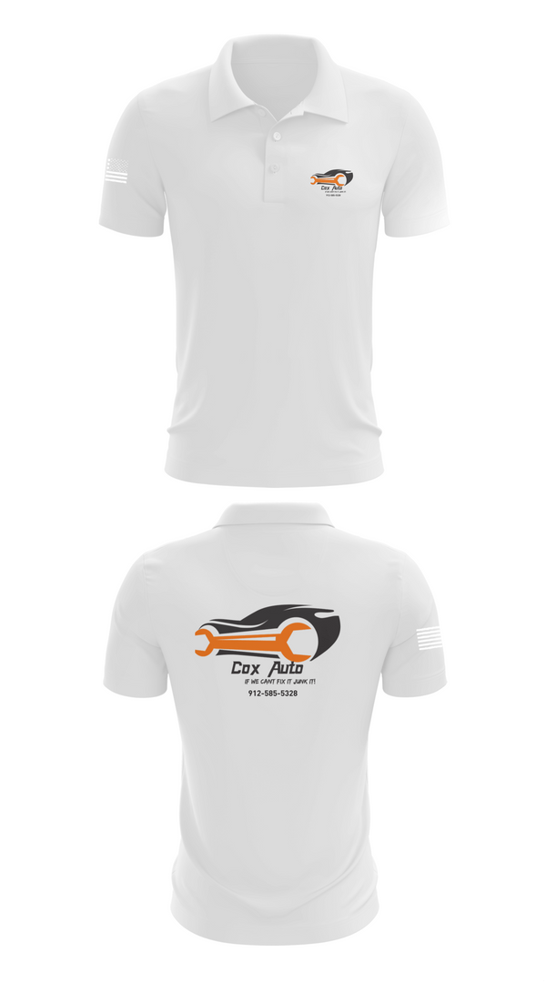 Short Sleeve Performance Polo, Cox Auto, , Teamtime, Team time, sublimation, custom sports apparel, team uniforms, spirit wear, spiritwear, sports uniforms, custom shirts, team store, custom team store, fundraiser sports, apparel fundraiser