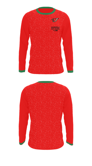 Long Sleeve Performance Shirt, Jacksonville High School Tennis, Tennis, Teamtime, Team time, sublimation, custom sports apparel, team uniforms, spirit wear, spiritwear, sports uniforms, custom shirts, team store, custom team store, fundraiser sports, apparel fundraiser