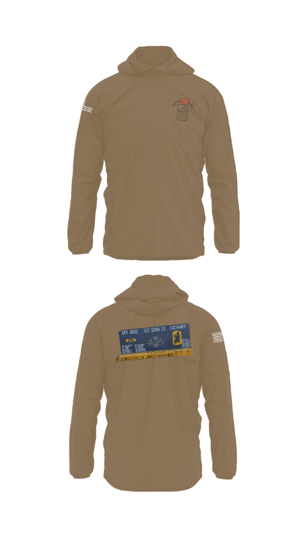 Windbreaker, 323 chem maint, Army, Teamtime, Team time, sublimation, custom sports apparel, team uniforms, spirit wear, spiritwear, sports uniforms, custom shirts, team store, custom team store, fundraiser sports, apparel fundraiser