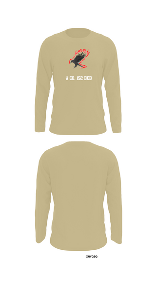 Long Sleeve Performance Shirt, A Co. 152 BEB, Army, Teamtime, Team time, sublimation, custom sports apparel, team uniforms, spirit wear, spiritwear, sports uniforms, custom shirts, team store, custom team store, fundraiser sports, apparel fundraiser