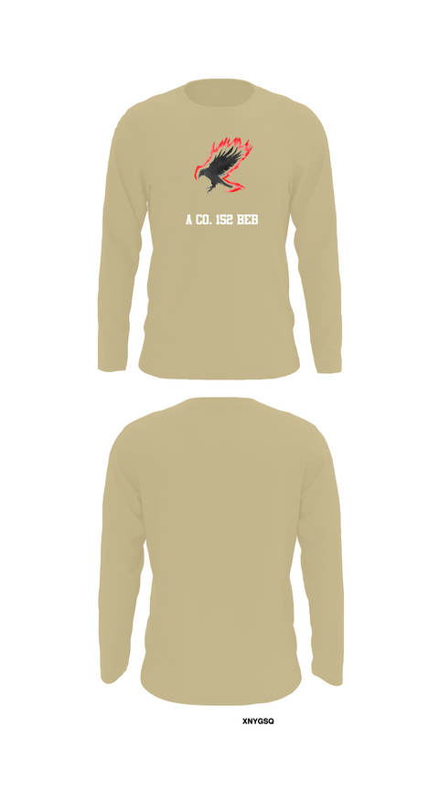 Long Sleeve Performance Shirt, A Co. 152 BEB, Army, Teamtime, Team time, sublimation, custom sports apparel, team uniforms, spirit wear, spiritwear, sports uniforms, custom shirts, team store, custom team store, fundraiser sports, apparel fundraiser