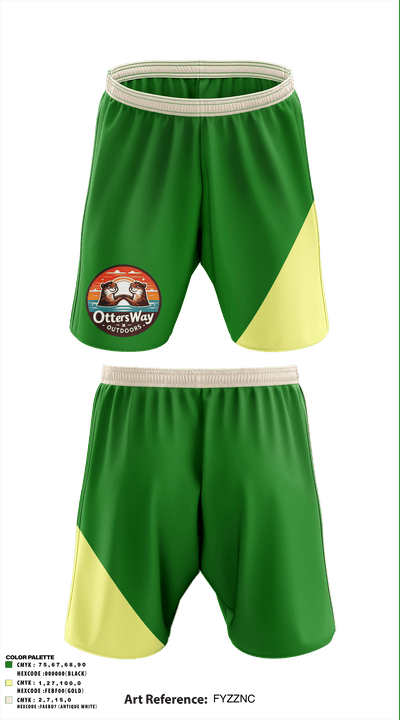 Otters Way Outdoors 36250354 Athletic Shorts With Pockets - 2