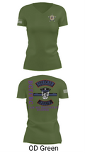 Bluecrew law enforcement motorcycle club 56909917 Women's Short Sleeve V-neck Shirt - 46