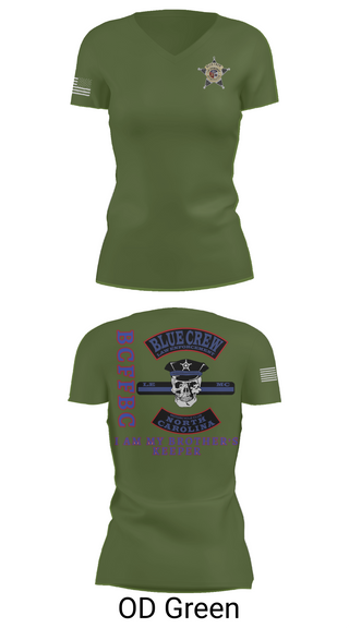 Womens Short Sleeve Vneck Shirt, Bluecrew law enforcement motorcycle club, , Teamtime, Team time, sublimation, custom sports apparel, team uniforms, spirit wear, spiritwear, sports uniforms, custom shirts, team store, custom team store, fundraiser sports, apparel fundraiser