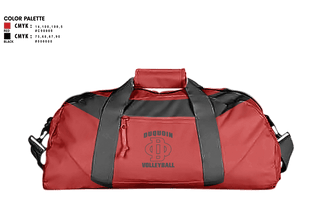 Duffle Bag, DuQuoin High School Volleyball, Women's Volleyball, Teamtime, Team time, sublimation, custom sports apparel, team uniforms, spirit wear, spiritwear, sports uniforms, custom shirts, team store, custom team store, fundraiser sports, apparel fundraiser