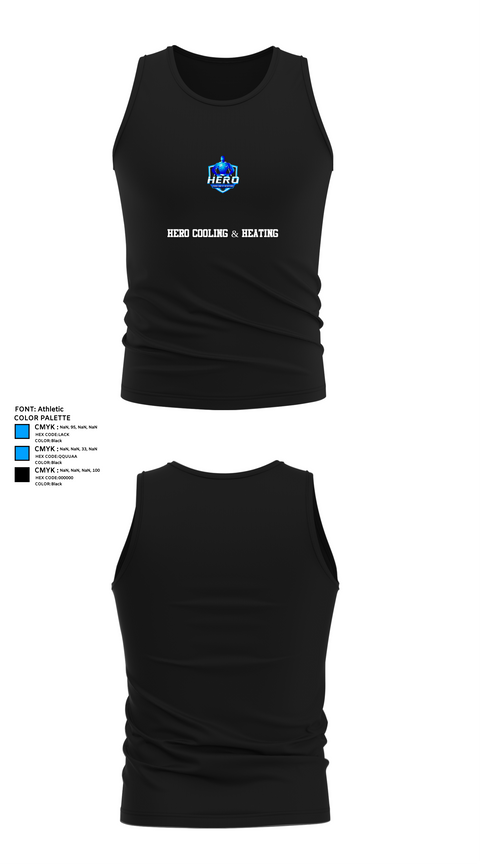 Tank Top, Hero Cooling & Heating, , Teamtime, Team time, sublimation, custom sports apparel, team uniforms, spirit wear, spiritwear, sports uniforms, custom shirts, team store, custom team store, fundraiser sports, apparel fundraiser